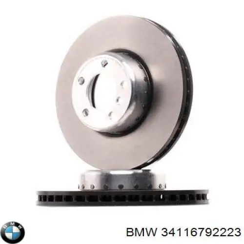Диск переднього гальма BMW 34116792223 ціна, від 117.80 USD