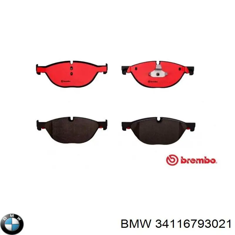 Тормозні колодки BMW 34116793021