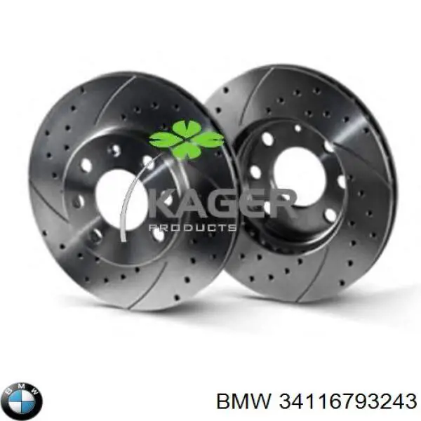 Купити 34116793243 BMW Ротор гальмівний
