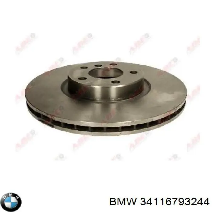 Гальмівні диски передні 34116793244 BMW