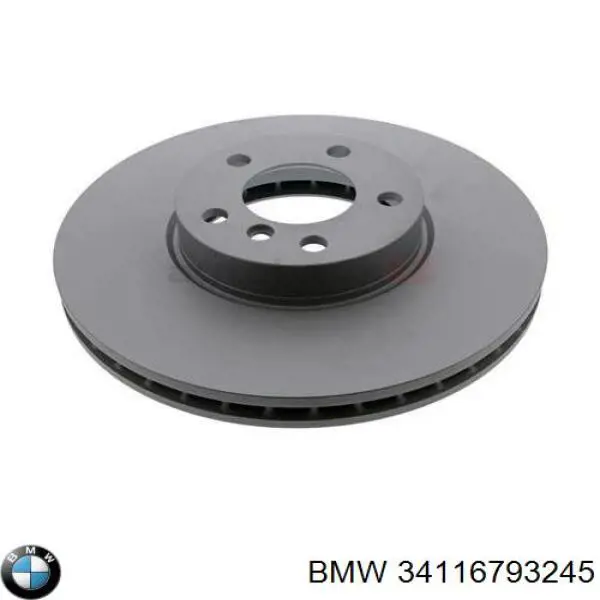 34116793245 BMW диск гальмівний передній