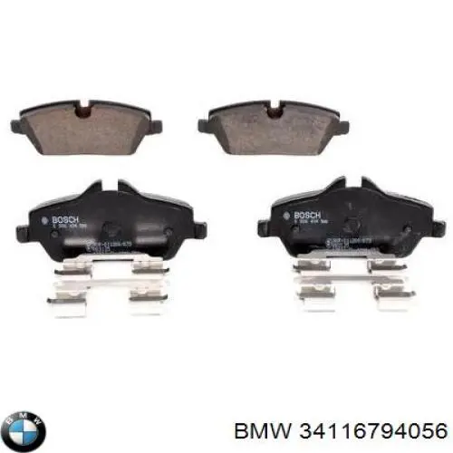 34116794056 BMW Передні гальмівні колодки