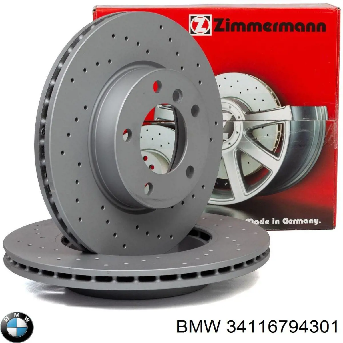 Гальмівні диски передні 34116794301 BMW