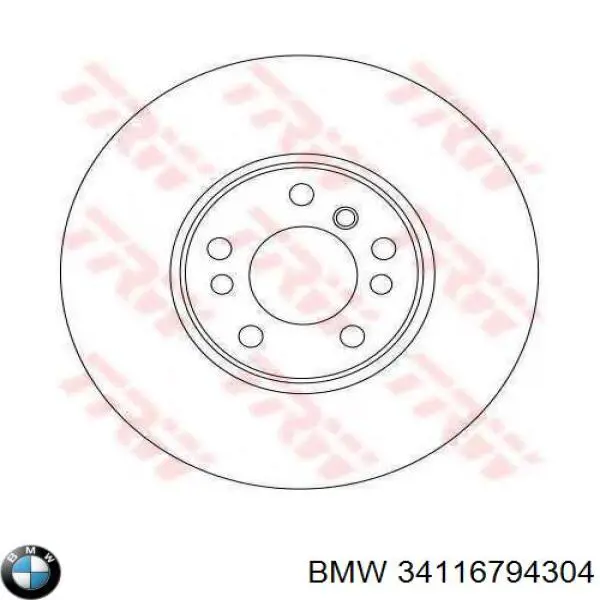 Купити 34116794304 BMW Ротор гальмівний