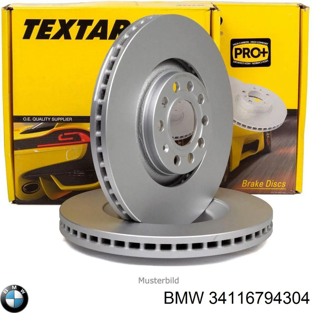 Гальмівні диски передні 34116794304 BMW