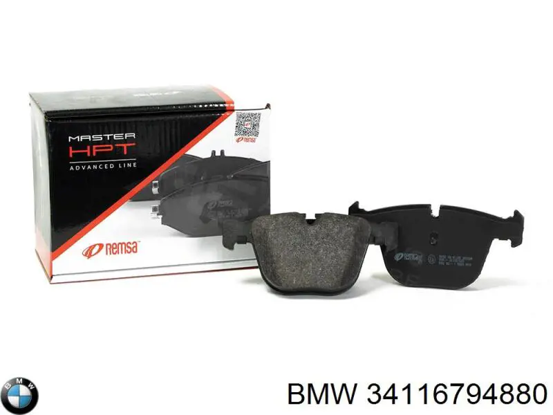 Передні тормозні колодки 34116794880 BMW
