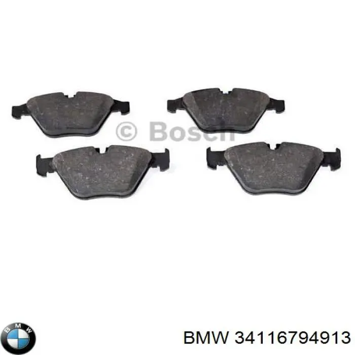 Купити 34116794913 BMW Колодки гальмівні передні, дискові