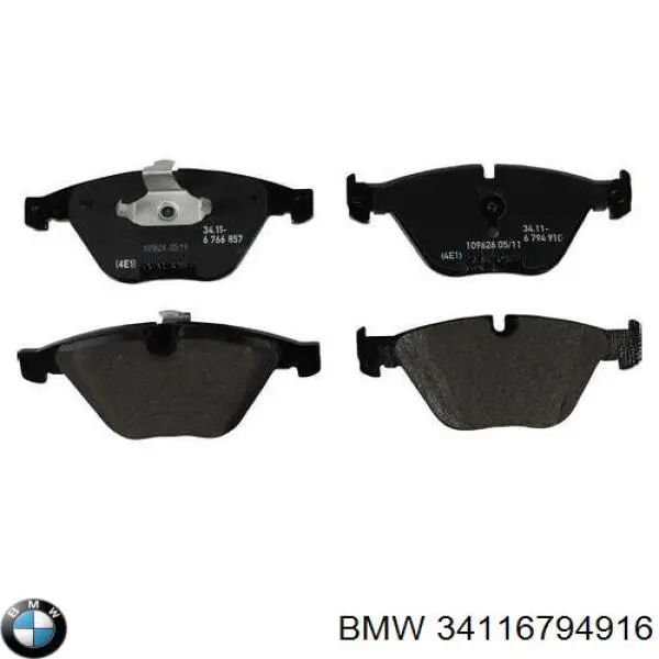 34116794916 BMW колодки гальмівні передні, дискові