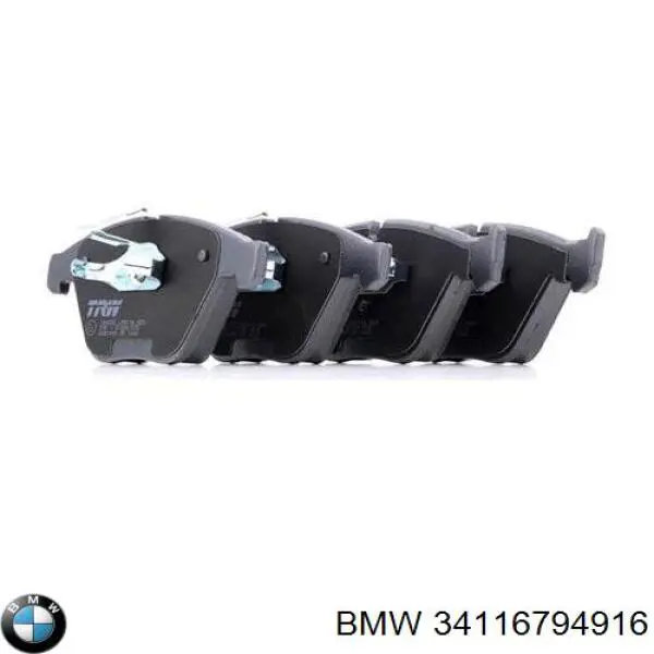Гальмівні колодки BMW 34116794916 ціна, від 33.33 USD