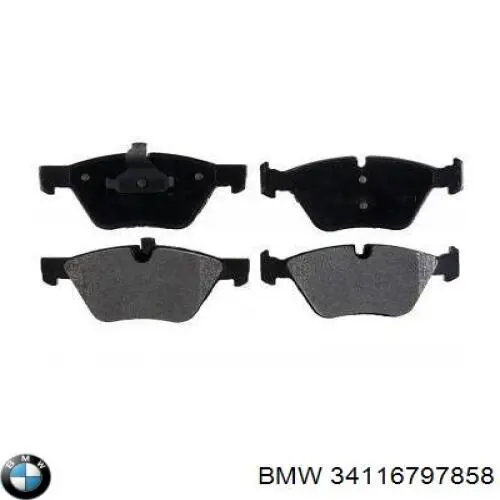 34116797858 BMW Передні гальмівні колодки