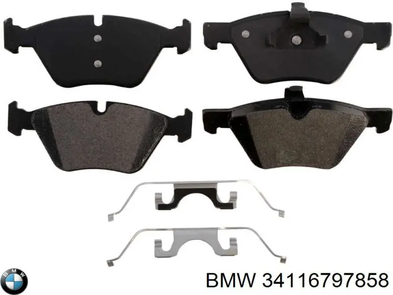 Гальмівні колодки BMW 34116797858 ціна, від 28.23 USD