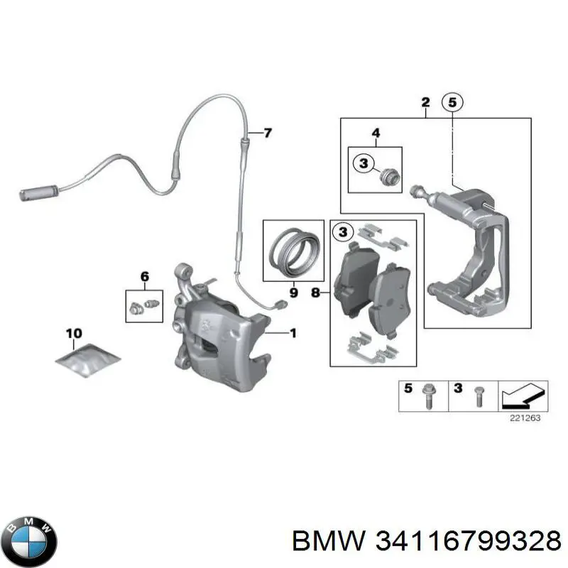 Захист гальмівного диска, переднього, правого BMW 34116799328 ціна, від 12.70 USD