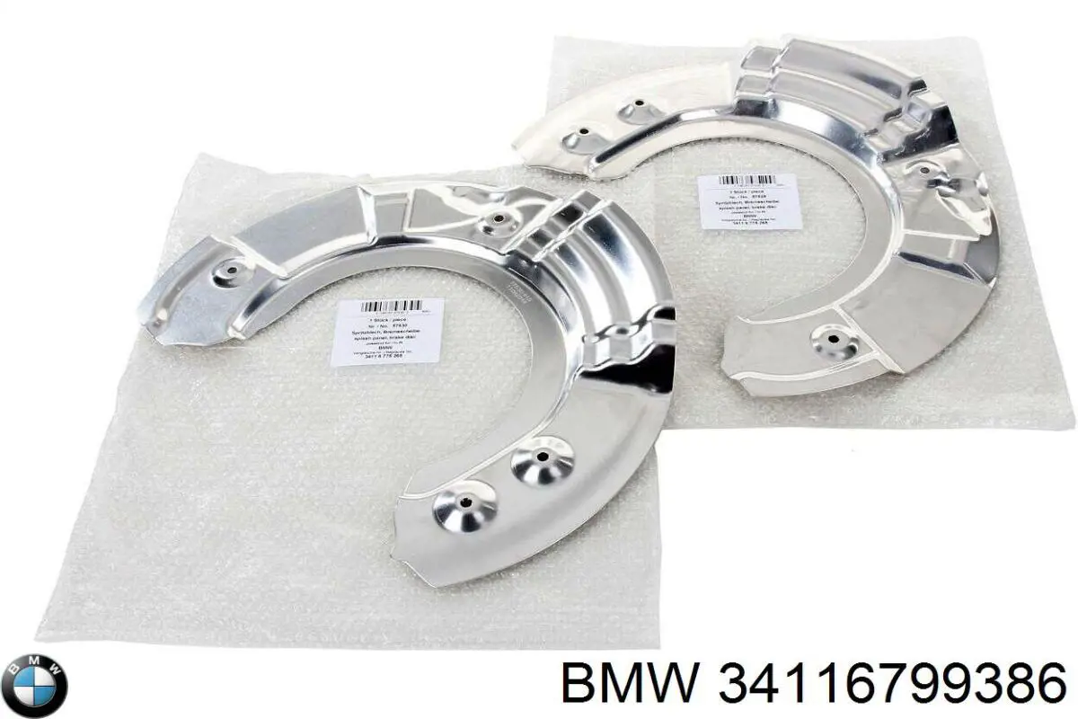 Купити 34116799386 BMW Комплект пружинок кріплення дискових колодок, передніх
