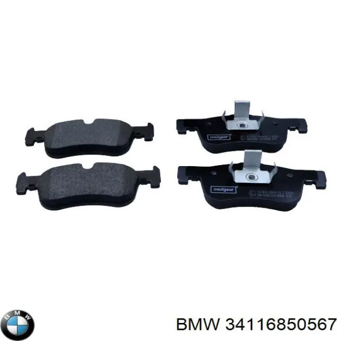 Передні тормозні колодки 34116850567 BMW