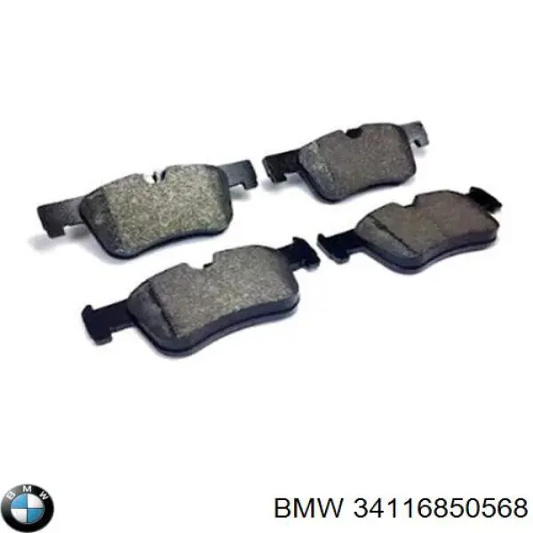 34116850568 BMW колодки гальмівні передні, дискові