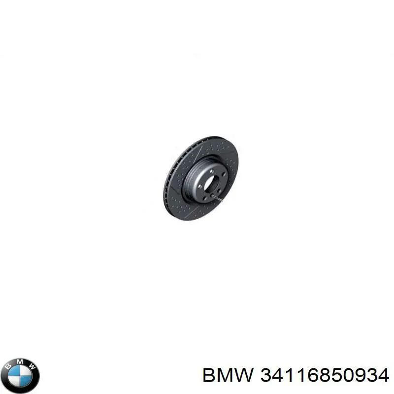 Купити 34116850934 BMW Направляюча супорту заднього