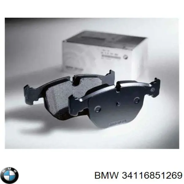 Тормозні колодки BMW 34116851269