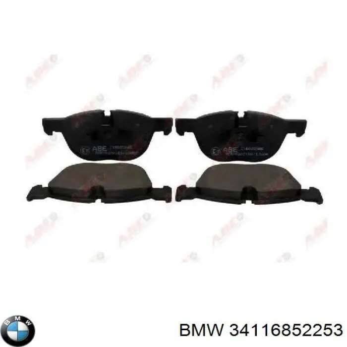 34116852253 BMW Передні гальмівні колодки