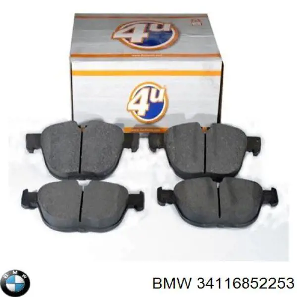 Тормозні колодки BMW 34116852253