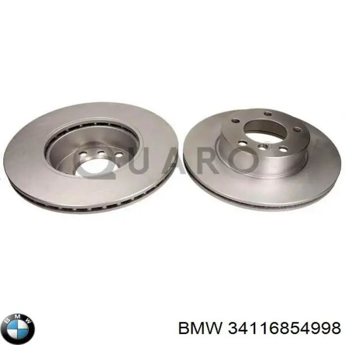 Диск гальмівний передній BMW 34116854998