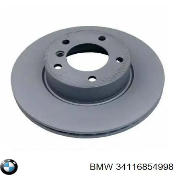 Диск переднього гальма BMW 34116854998 ціна, від 43.32 USD