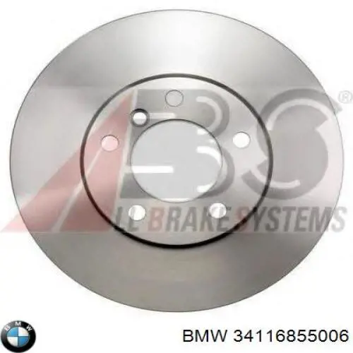 Диск гальмівний передній BMW 34116855006