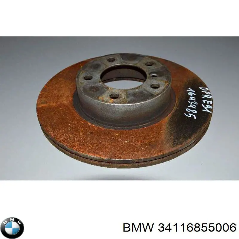 Диск переднього гальма BMW 34116855006 ціна, від 19.00 USD