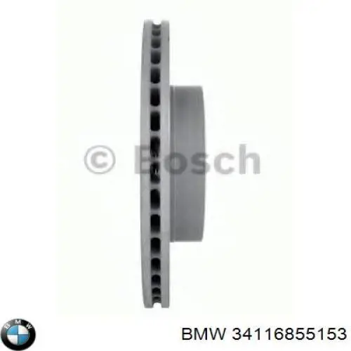 Гальмівні диски передні 34116855153 BMW