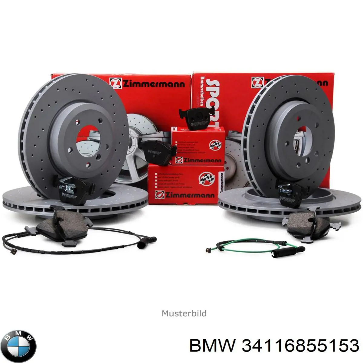 Диск переднього гальма BMW 34116855153 ціна, від 34.46 USD