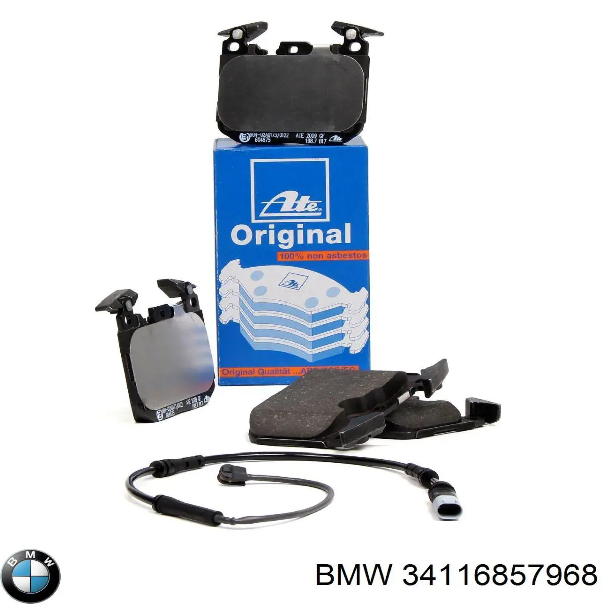 Тормозні колодки BMW 34116857968