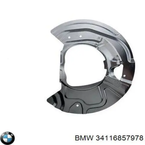 Купити 34116857978 BMW Захист гальмівного диска, переднього, правого