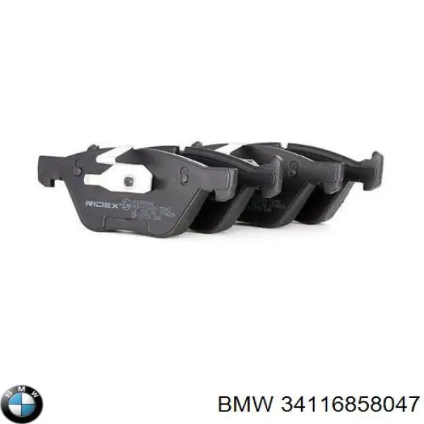 34116858047 BMW колодки гальмівні передні, дискові