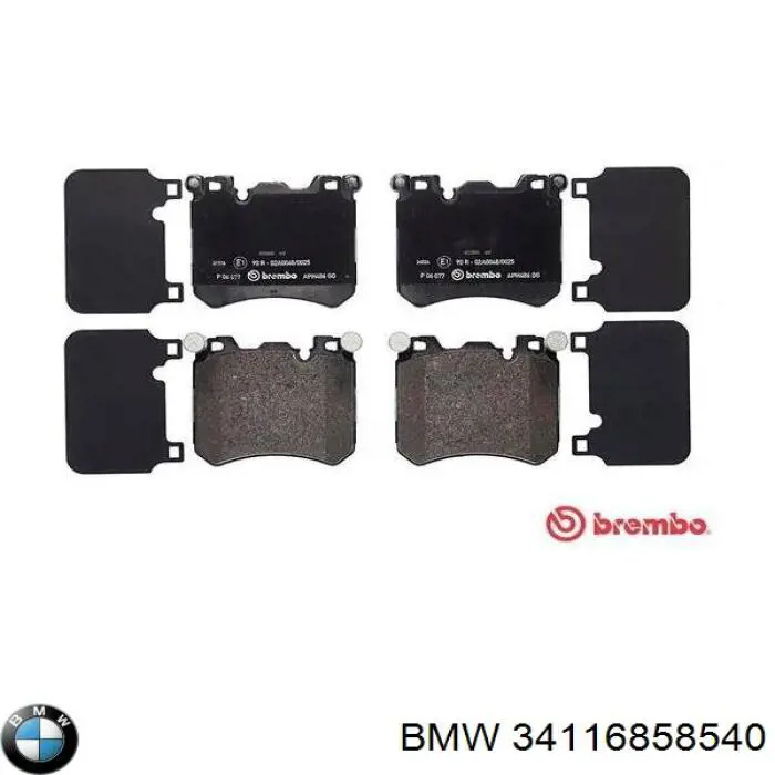 34116858540 BMW Передні гальмівні колодки