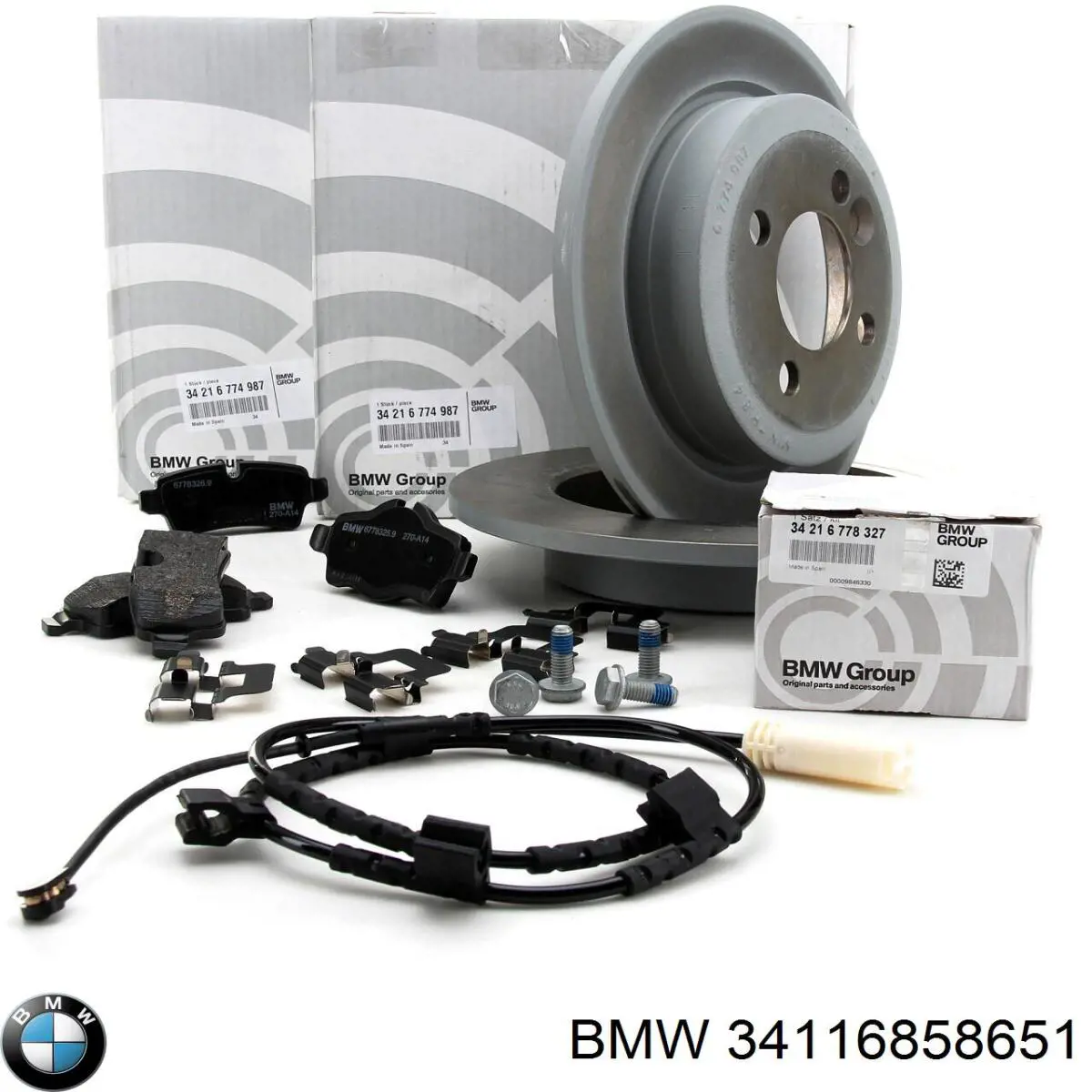Купити 34116858651 BMW Ротор гальмівний