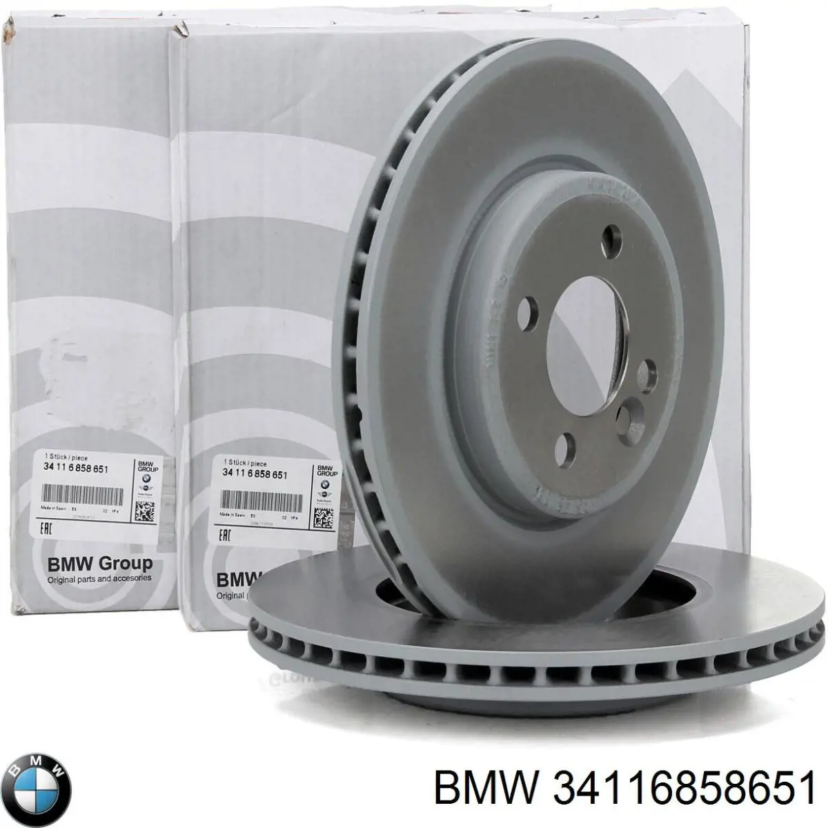 34116858651 BMW Гальмо дискове переднє