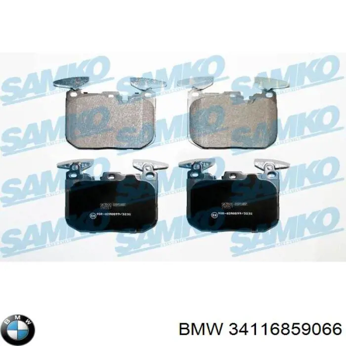 Тормозні колодки BMW 34116859066