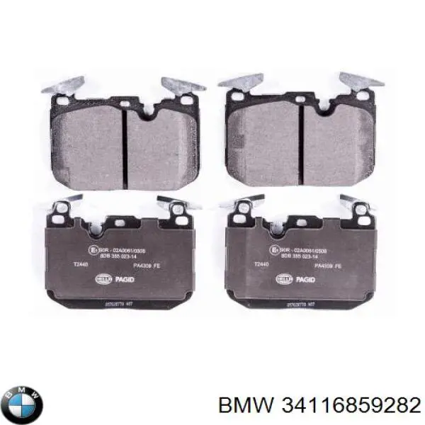Передні тормозні колодки 34116859282 BMW