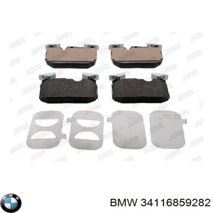 Тормозні колодки BMW 34116859282