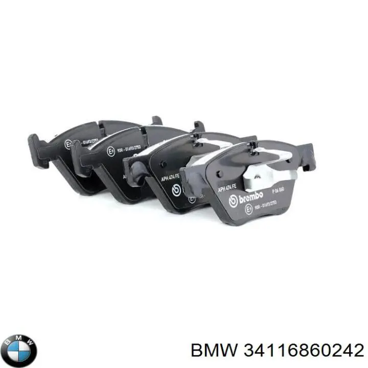 Купити 34116860242 BMW Колодки гальмівні передні, дискові