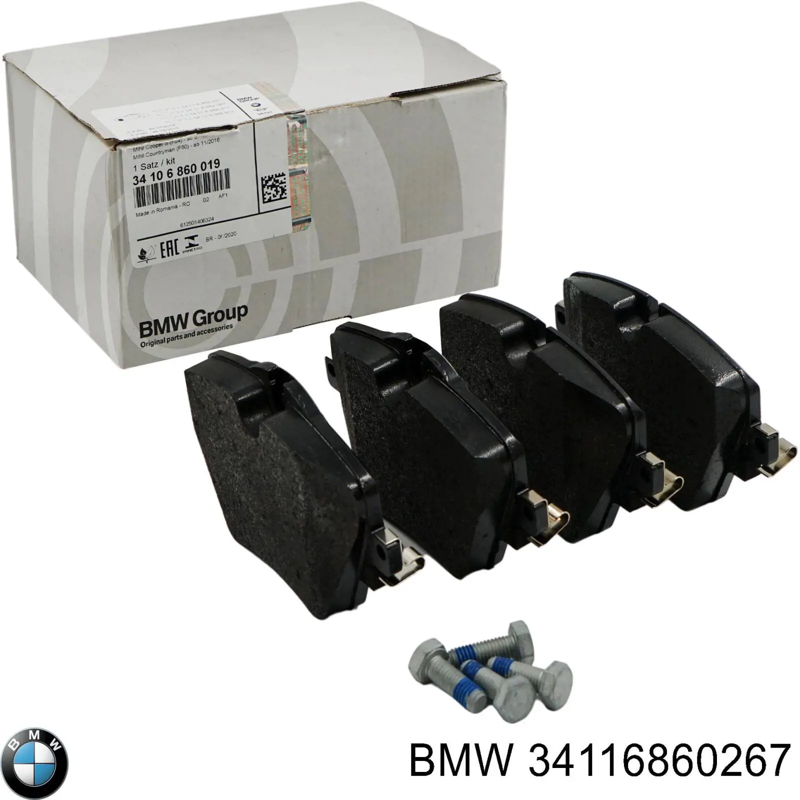 Купити 34116860267 BMW Супорт гальмівний передній лівий