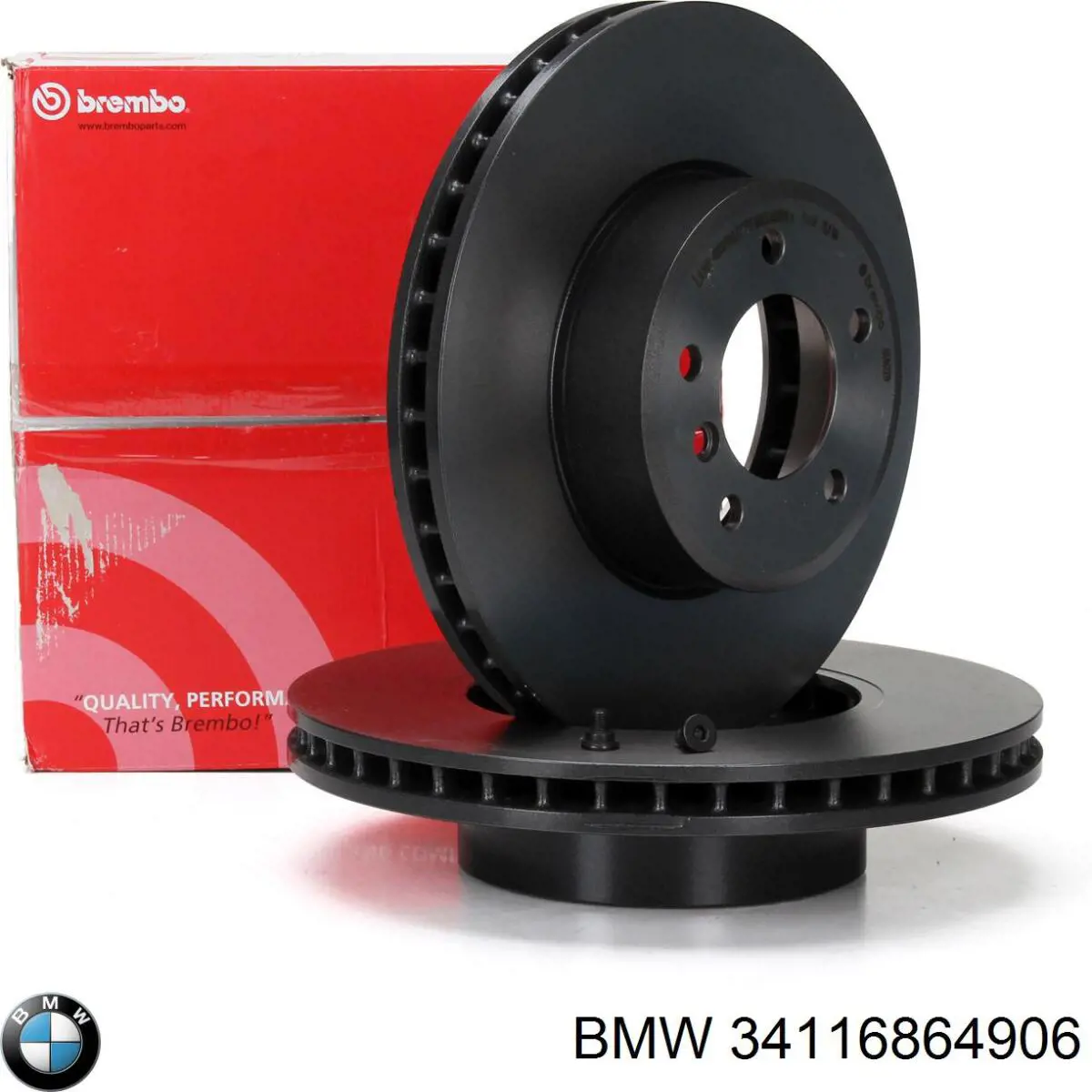 Гальмівні диски передні 34116864906 BMW
