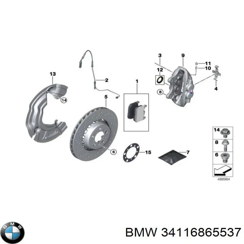  34116865537 BMW