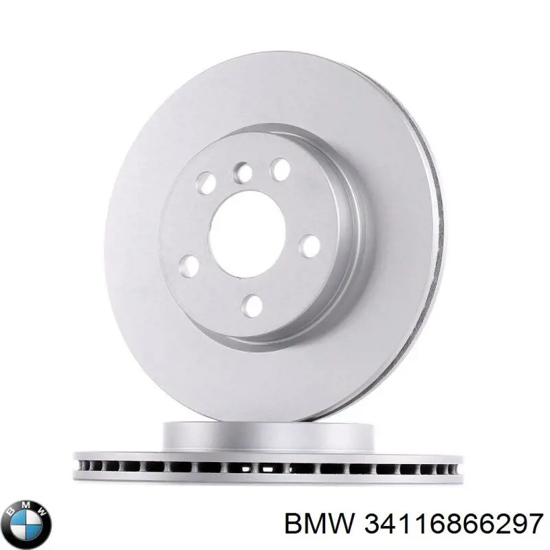 Диск гальмівний передній BMW 34116866297