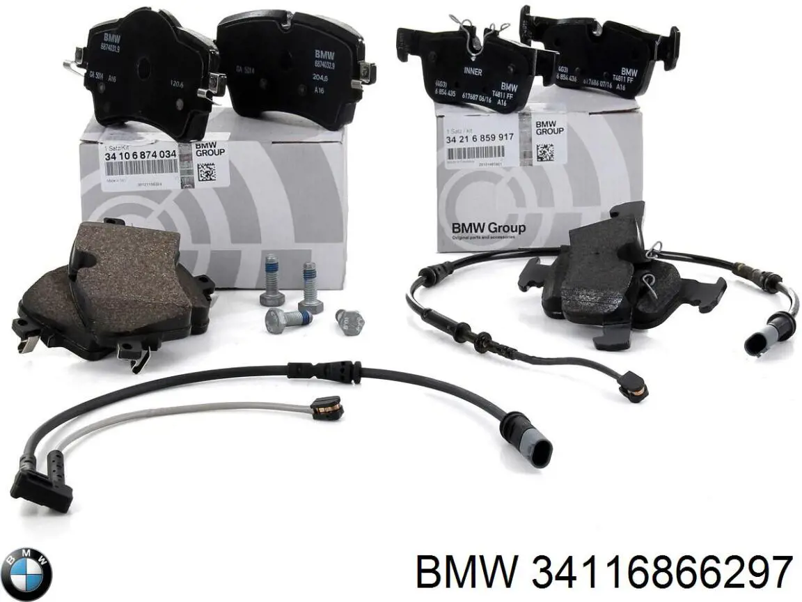 34116866297 BMW Гальмо дискове переднє