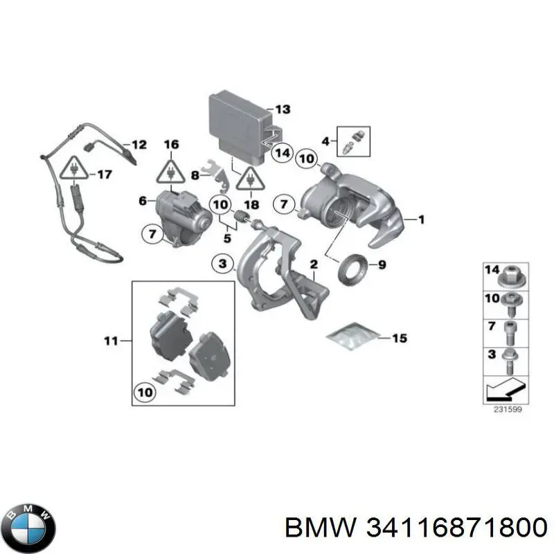 Купити 34116871800 BMW Ротор гальмівний