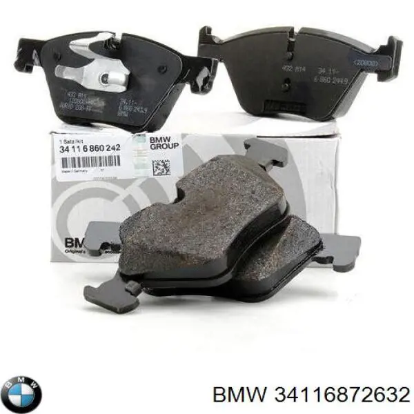 Купити 34116872632 BMW Колодки гальмівні передні, дискові