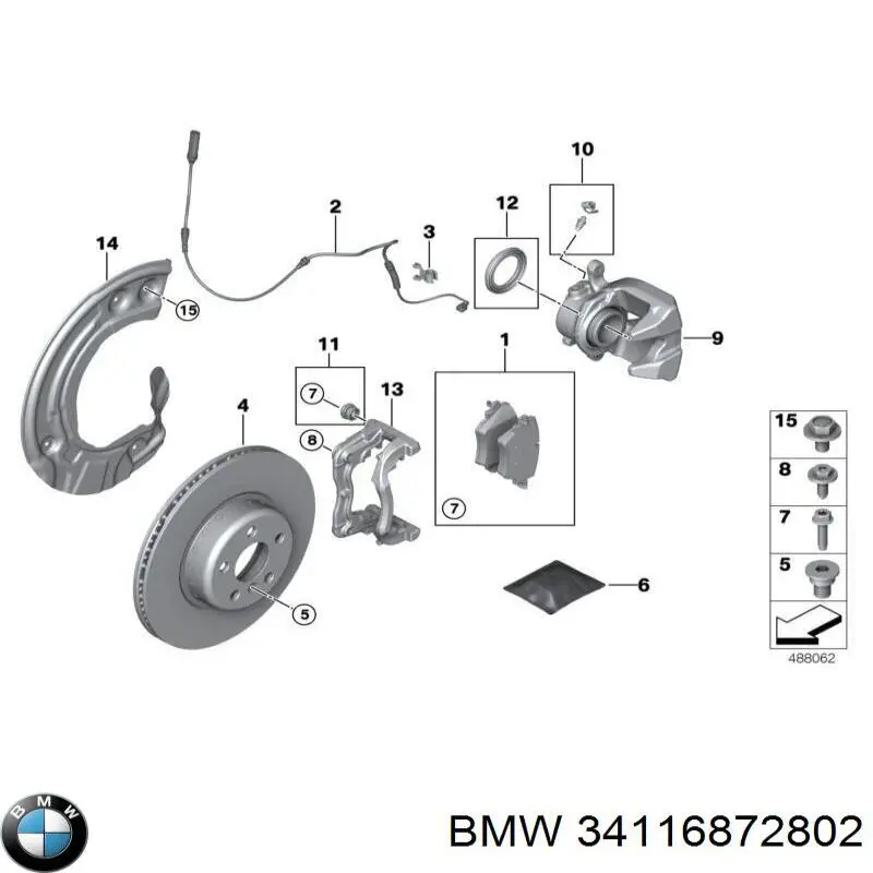 34116872802 BMW 