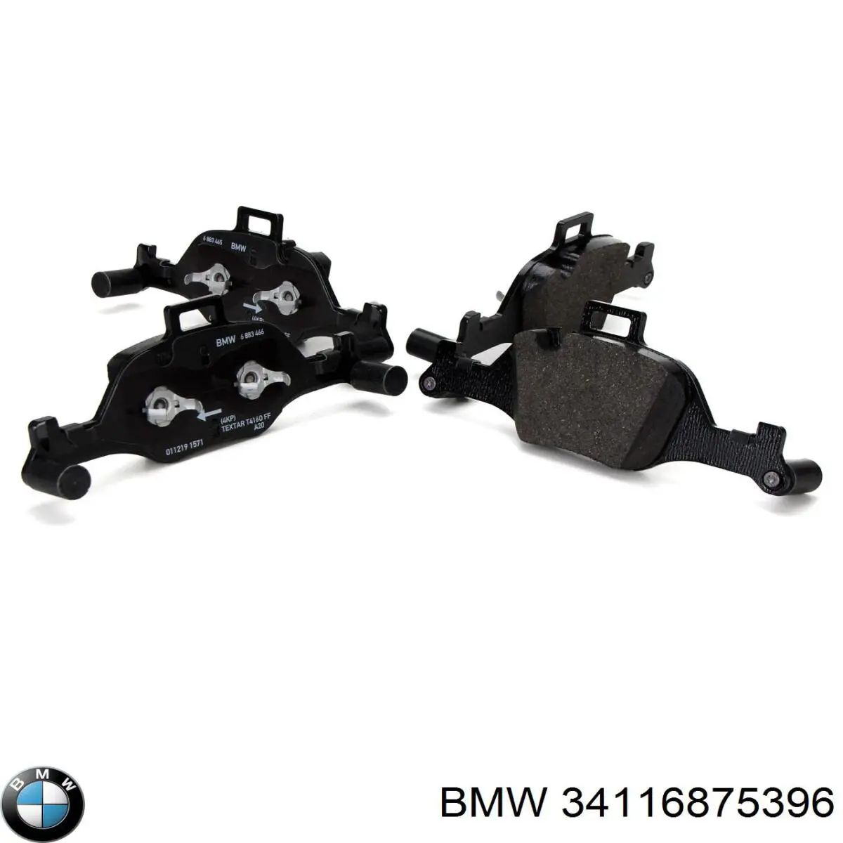 34116875396 BMW Передні гальмівні колодки