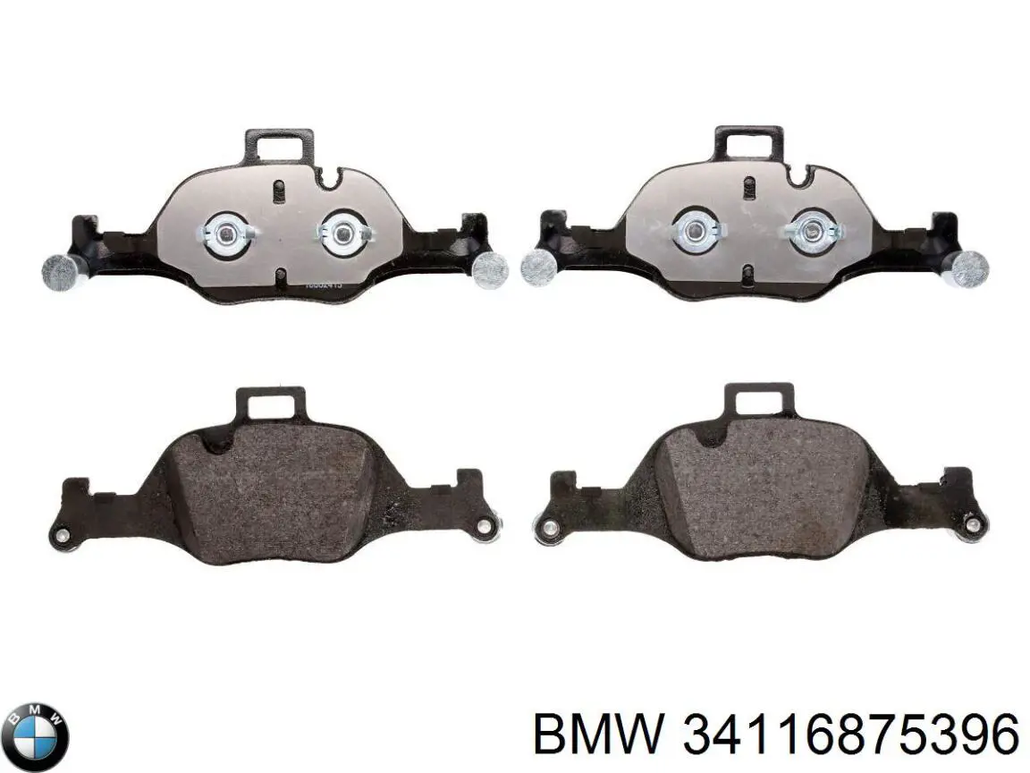 Купити 34116875396 BMW Колодки гальмівні передні, дискові