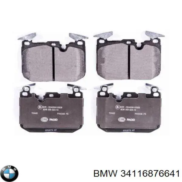 Купити 34116876641 BMW Колодки гальмівні передні, дискові